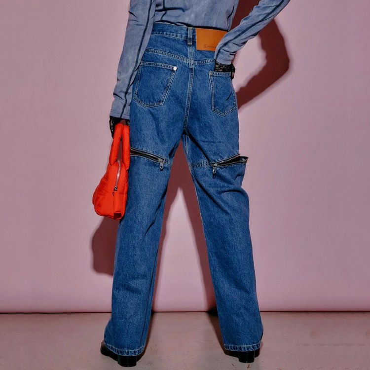 【残り一点】Side Slash Denim Pants