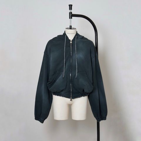 【残り一点】Washed Ordinary Old Style Zip Hoodie