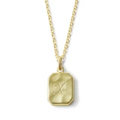 【お取り寄せ注文可能】Signet Pendant No.2(K18 YELLOW GOLD)