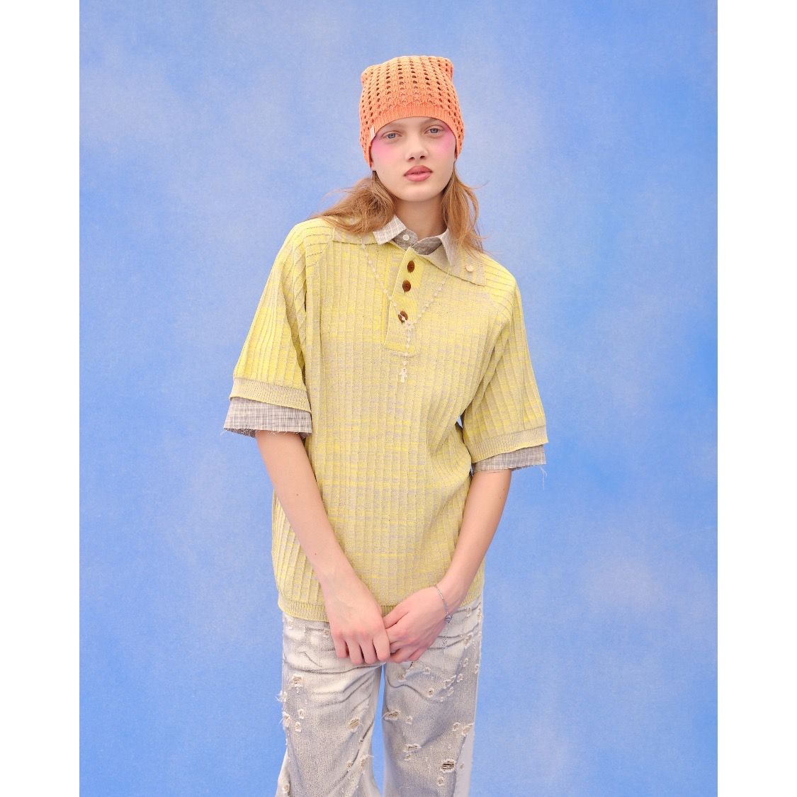 FAF Ankh Rosary yellow