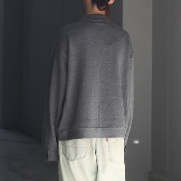 【残り一点】Co/Wo Moss Stitch Zip Blouson