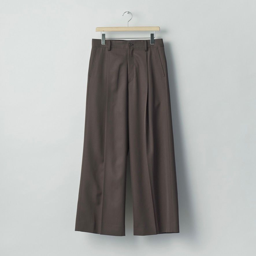 【残りわずか】Extra Wide Trousers(2/90 WOOL GABARDINE)