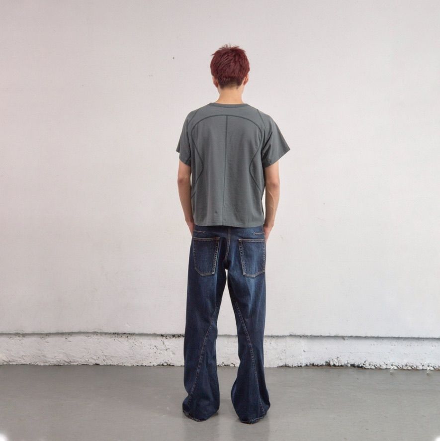 【残りわずか】3D Twisted Wide Leg Jeans