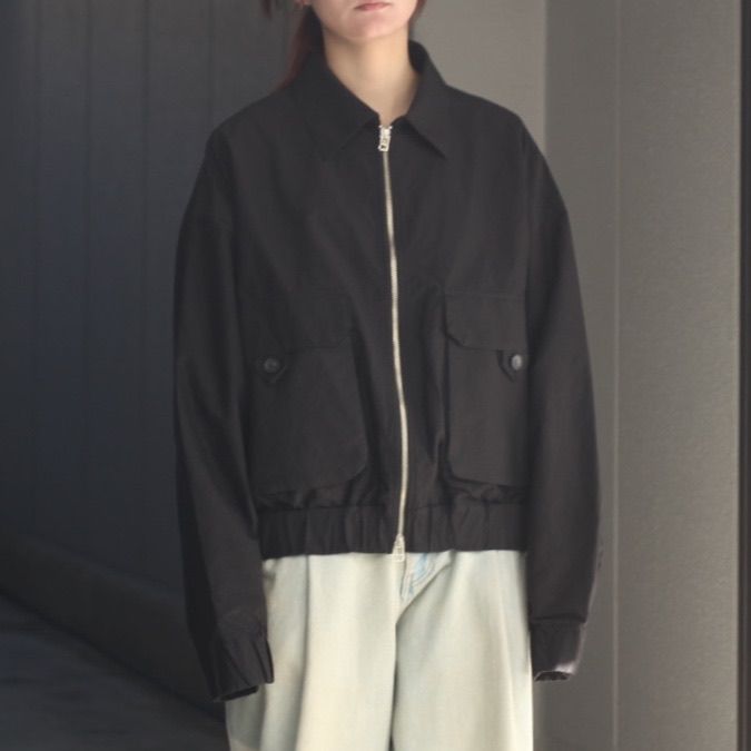 【残り一点】MBLパッチロゴジップブルゾン