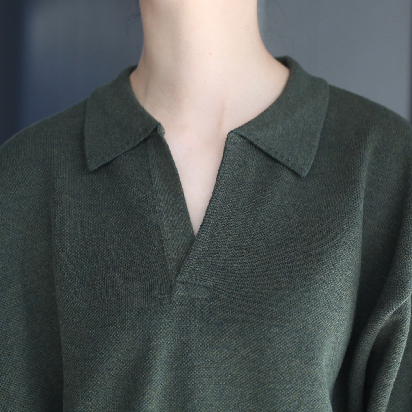 【残り一点】Co/Wo Moss Stitch Skipper