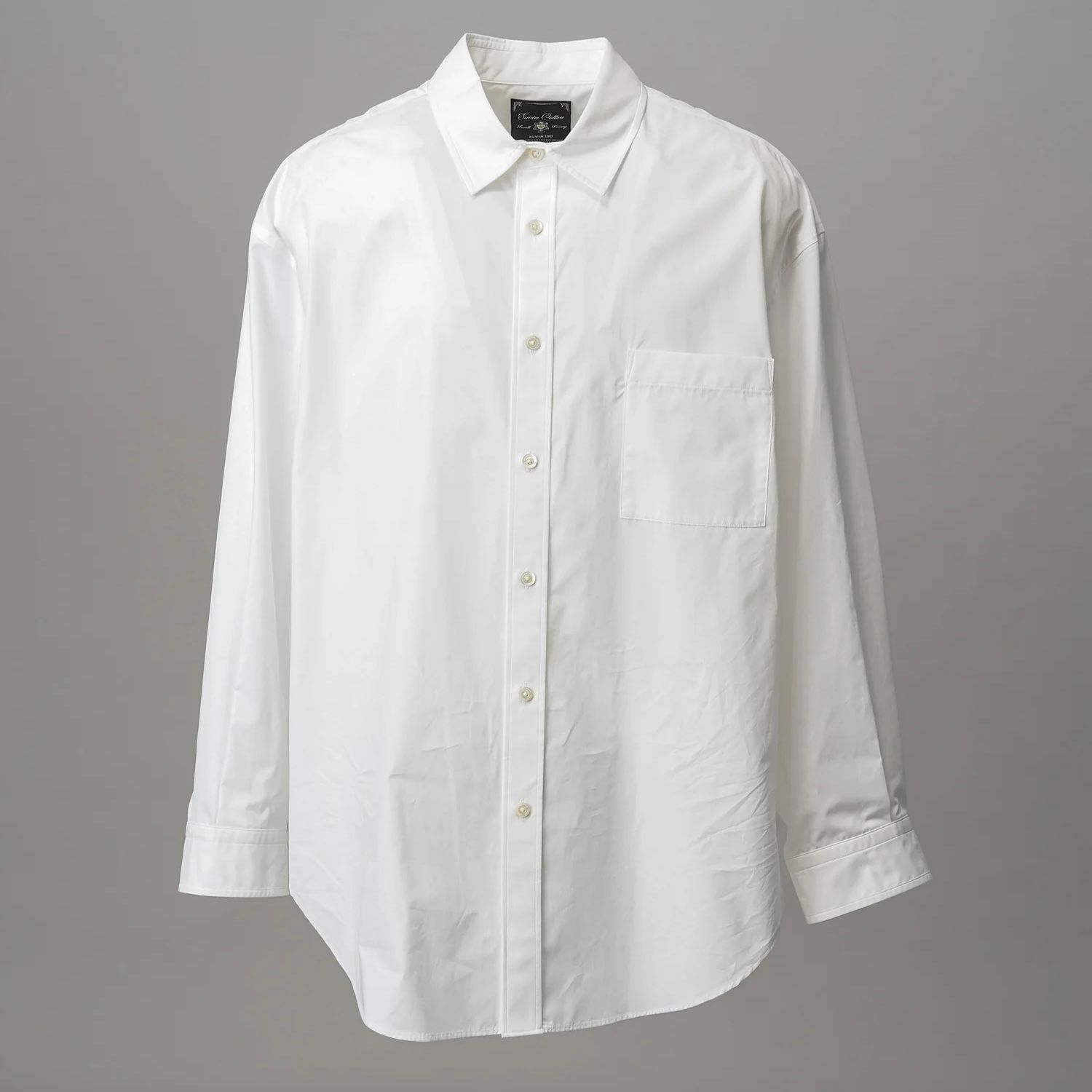 【残り一点】120 / 2 Suvin Cotton Typewriter Prime-Over Shirt Coat