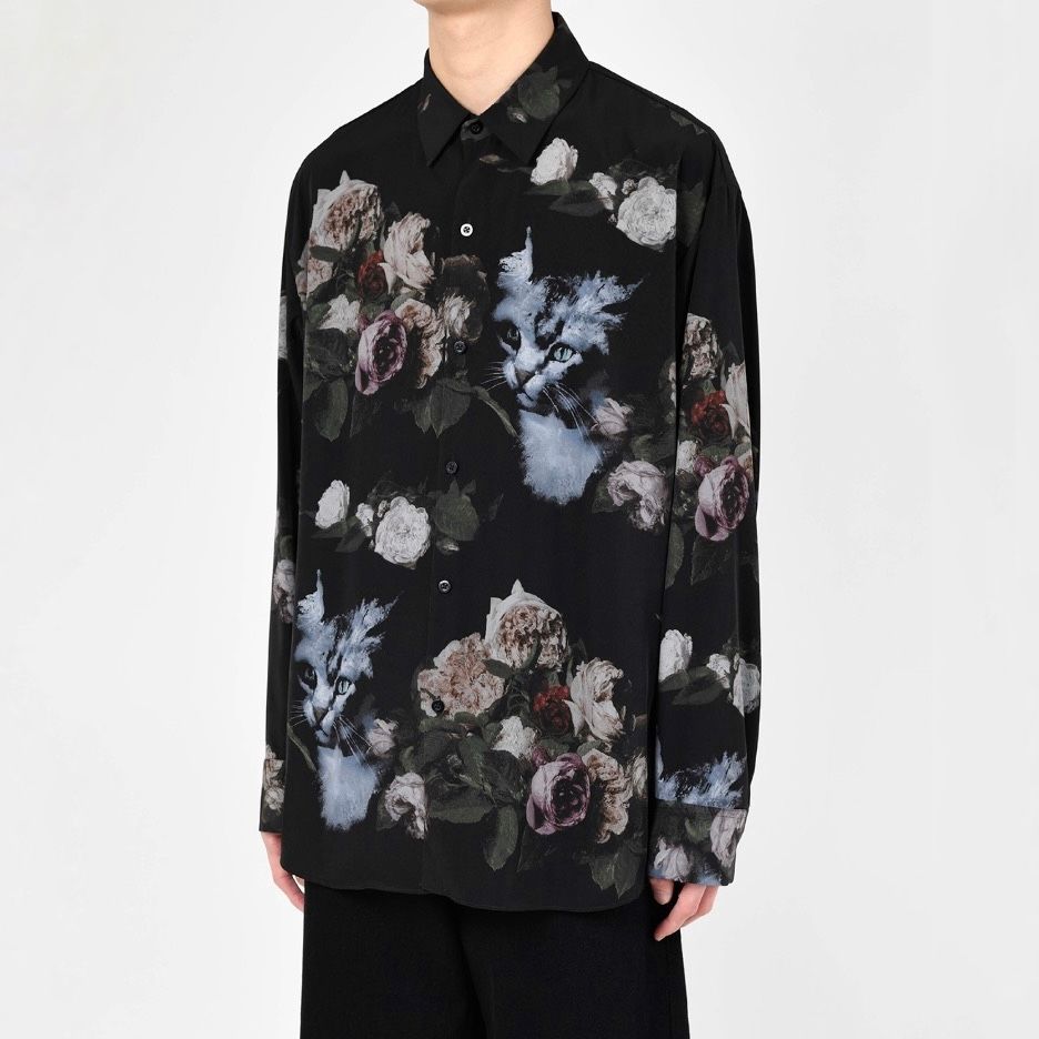 LAD MUSICIAN [ラッドミュージシャン] DECHINE BIG SHIRT -CAT