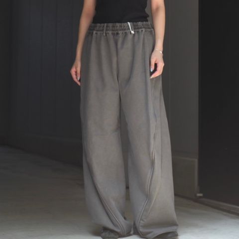 【残り一点】36G Fine Sweat Draping Easy Pants
