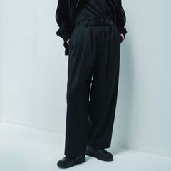 【残り一点】Wool Blend Wide Straight Trousers