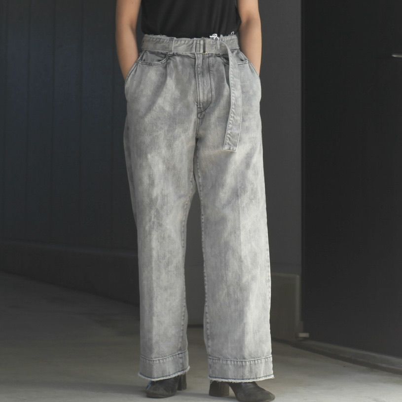 YOKE - 【残りわずか】Cut-off Wide Denim Trousers | ACRMTSM ONLINE