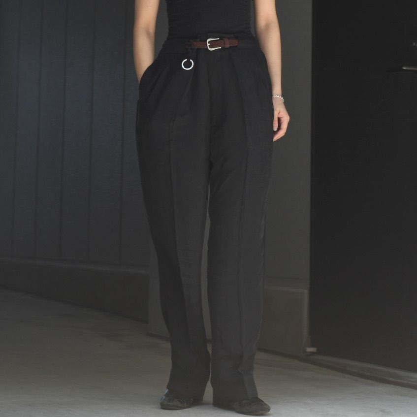 th products - 【残り一点】Drape Wide Tapered Pants | ACRMTSM