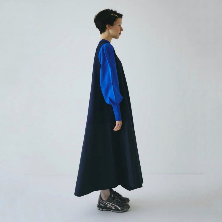 【残り一点】Mountain Sleeve Docking Dress