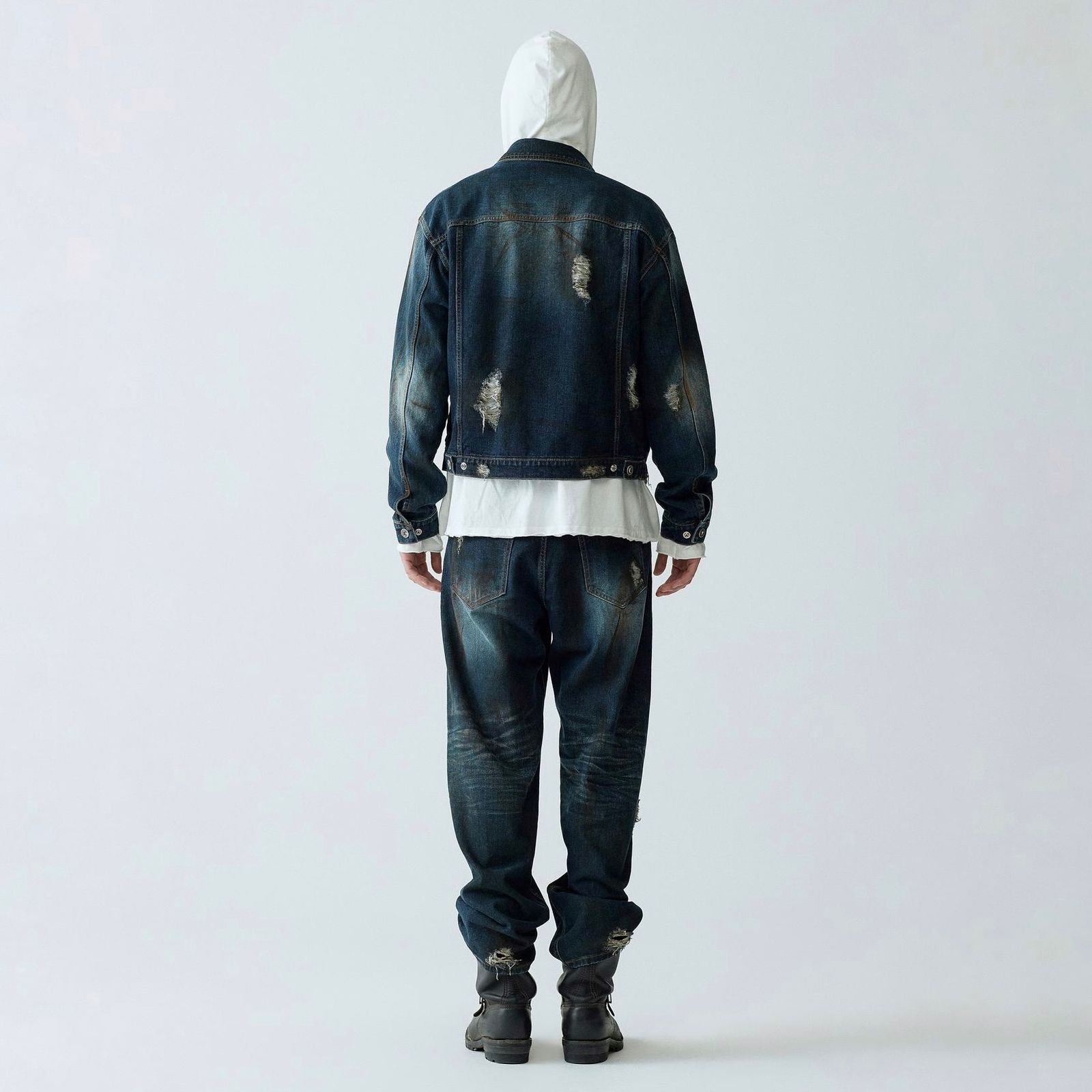 Thug Club - 【残り一点】Burn Down Denim Jacket | ACRMTSM