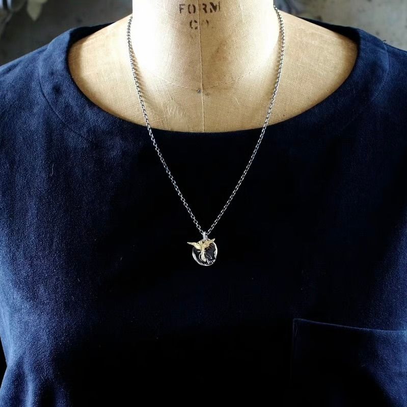 【お取り寄せ注文可能】Day Breaker Pendant Daylight & Bird(SILVER×GOLD)
