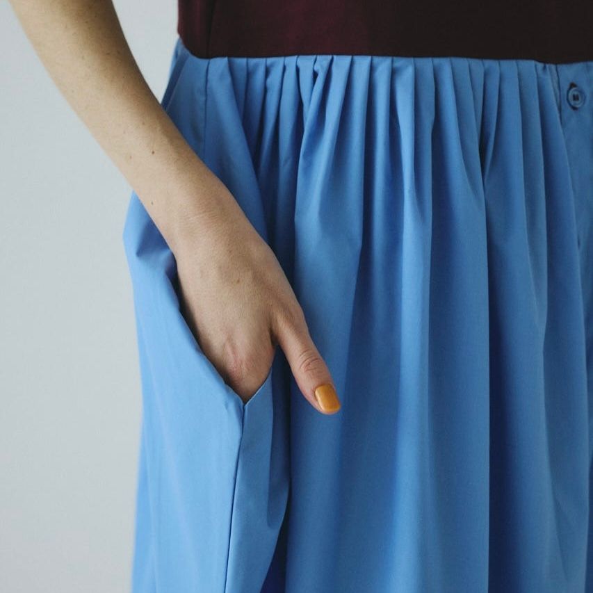 【残り一点】Cut Docking Shirt Dress