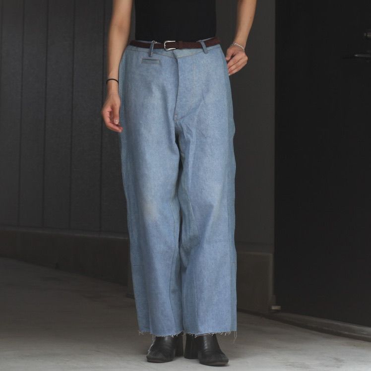【残り一点】Reconstructed Super Baggy Slacks Denim_2(M)