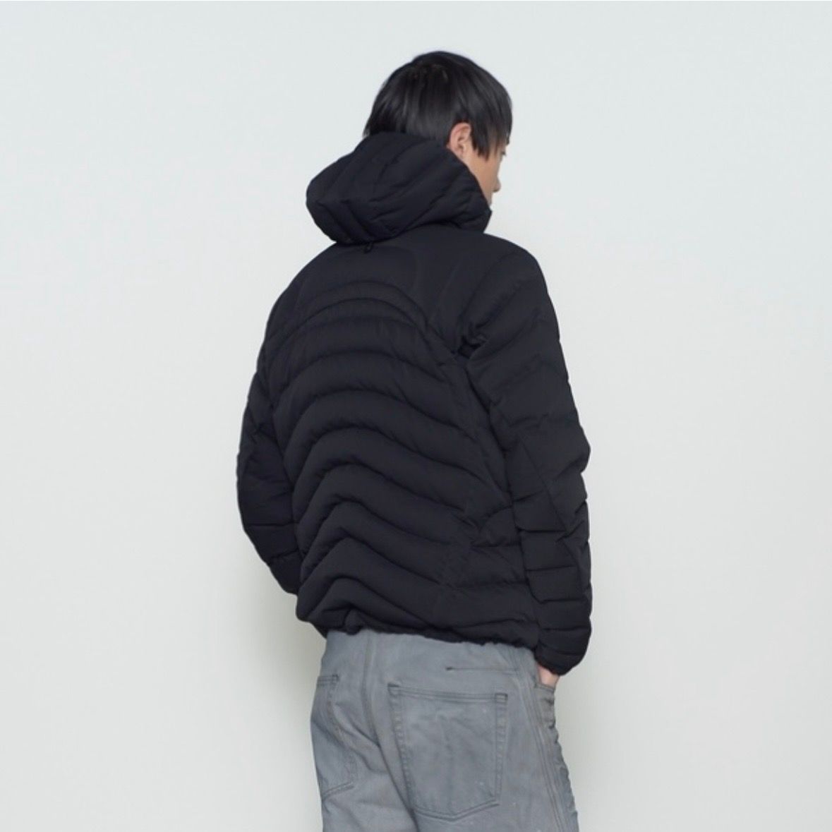 【残り一点】Panelled Hooded Puffer Jacket