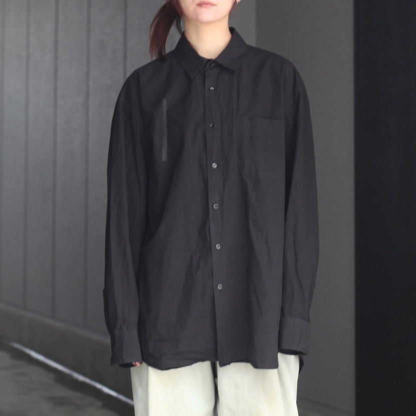【残り一点】Regular Collar Shirt(MAX HIGH COUNT TYPEWRITER)