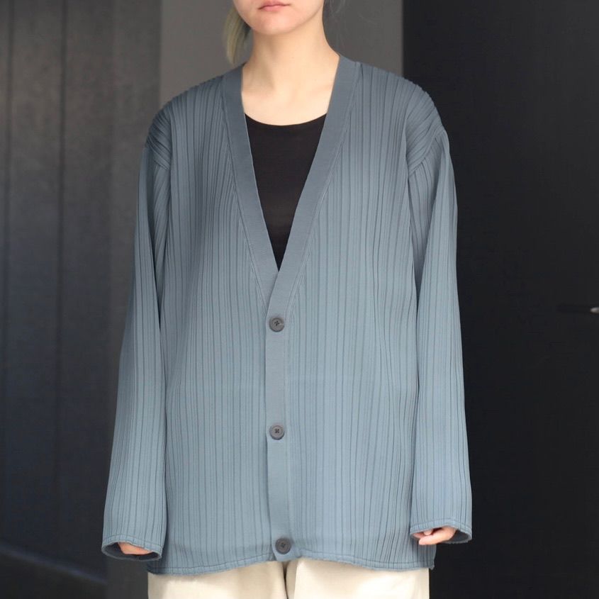 YOKE - 【残りわずか】Pleated Knit Cardigan | ACRMTSM ONLINE STORE