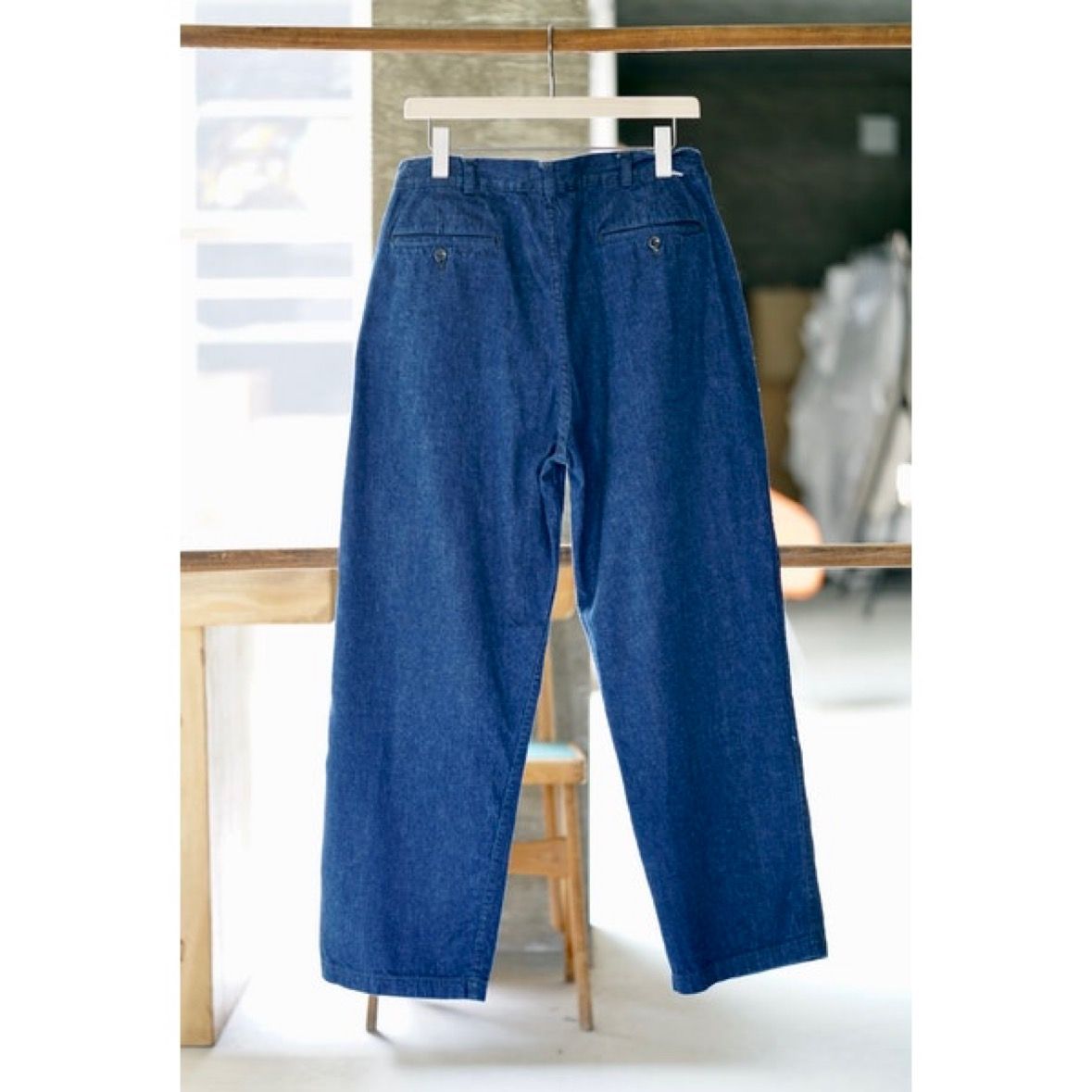 orSlow - 【残り一点】Two Tuck Denim Wide Trousers | ACRMTSM ONLINE STORE