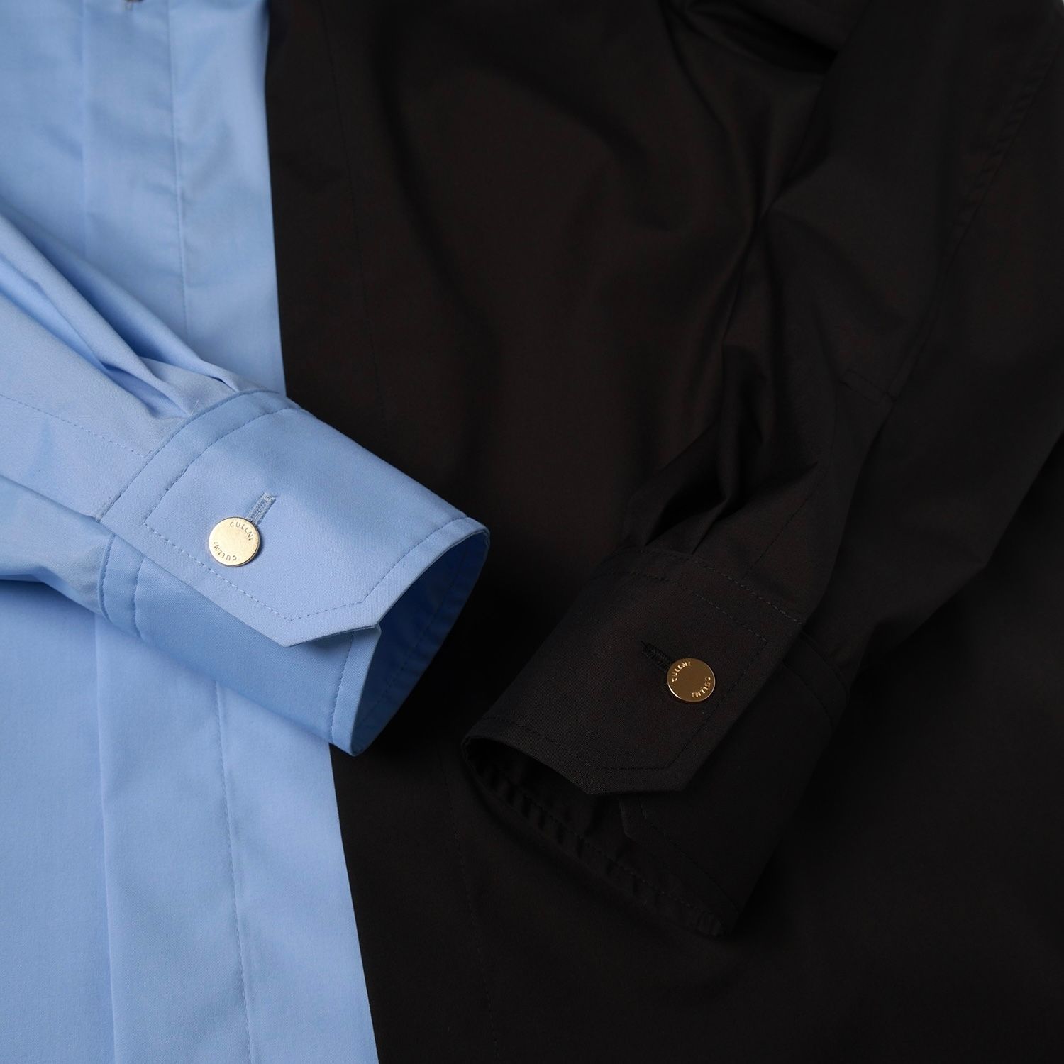 【残り一点】High Count Broad Asymmetrical Layered Shirt