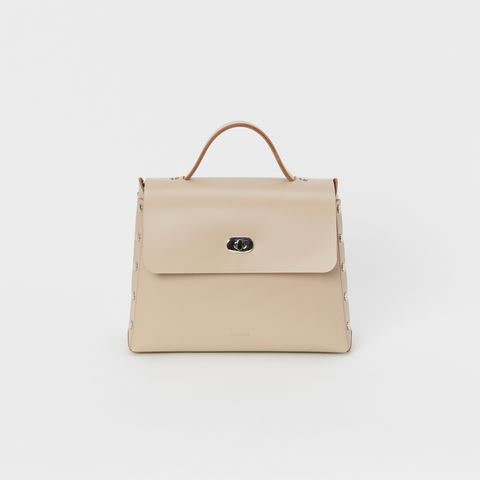 【残り一点】Assemble Hand Bag Flap_M(BEIGE)