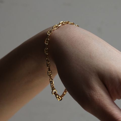 【残りわずか】Cable Bracelet(GOLD)