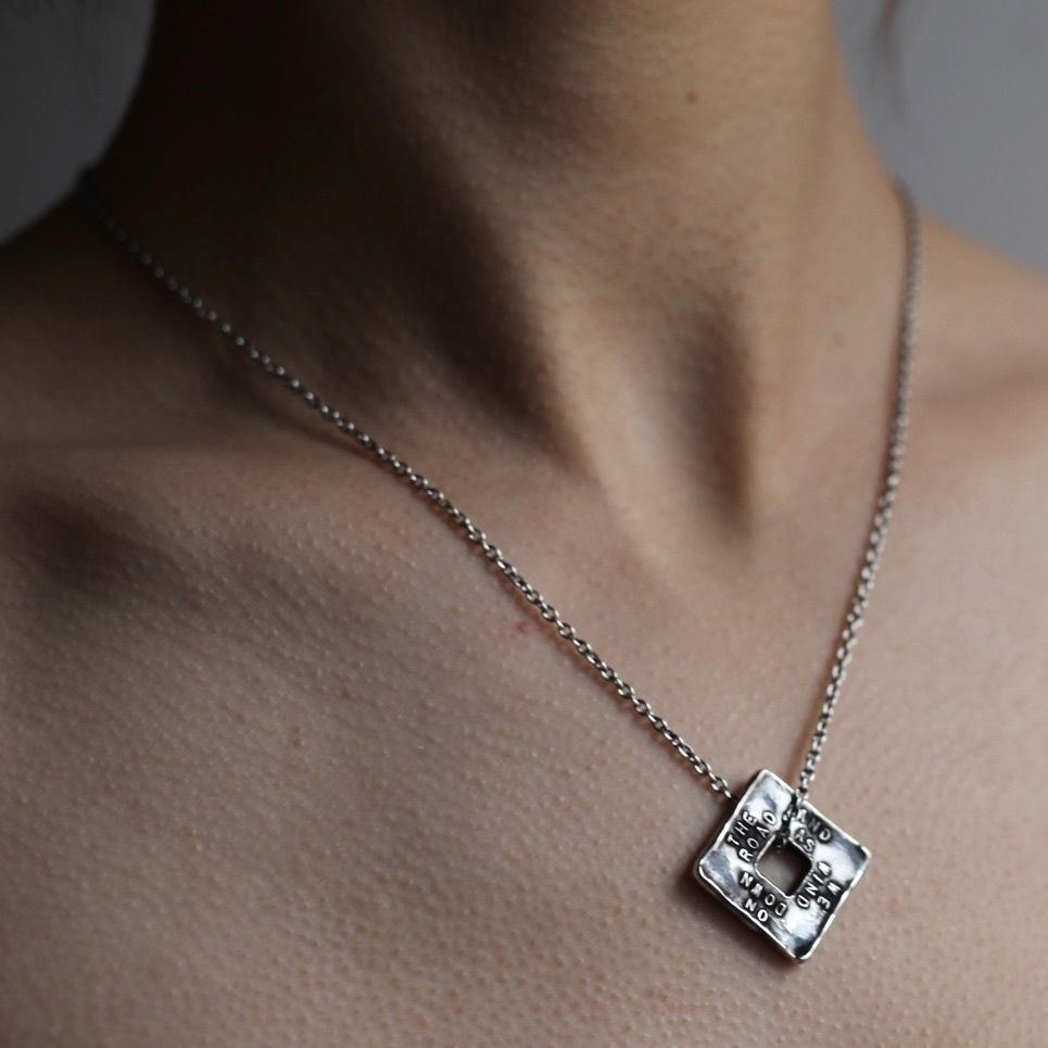 【残り一点】Stairway to Heaven Square Pendant(SILVER)