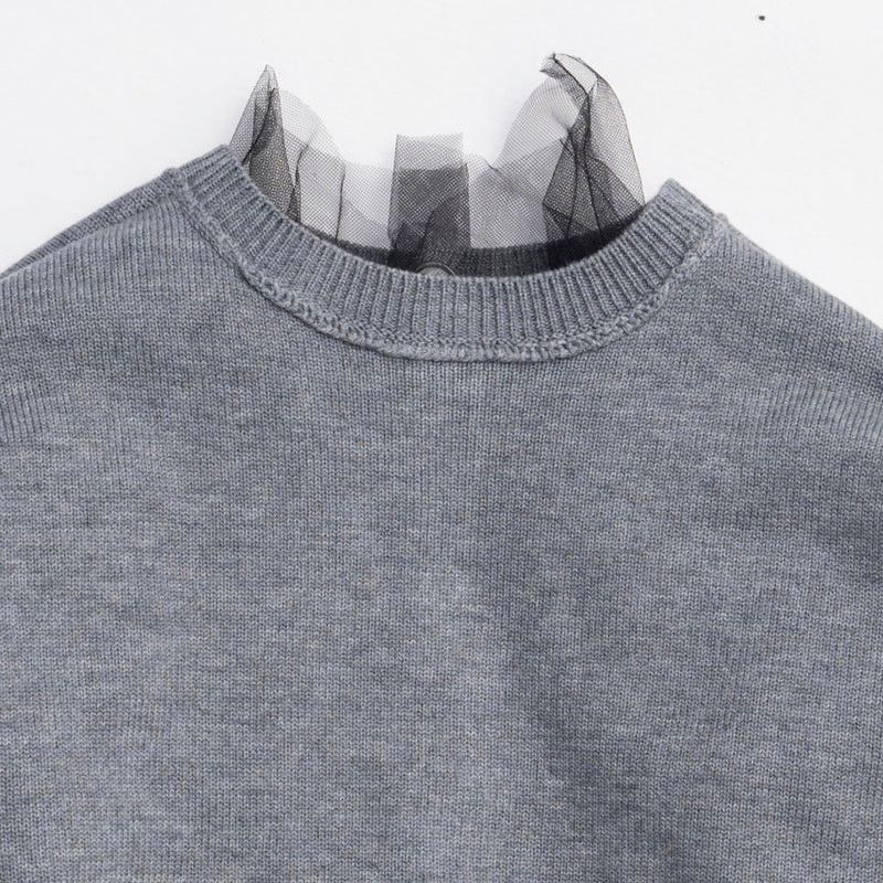 【残り一点】Reversible Tulle Knit Cardigan