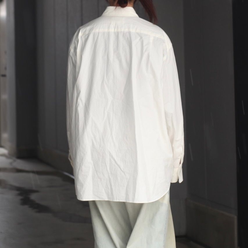 【残り一点】Regular Collar Shirt(MAX HIGH COUNT TYPEWRITER)