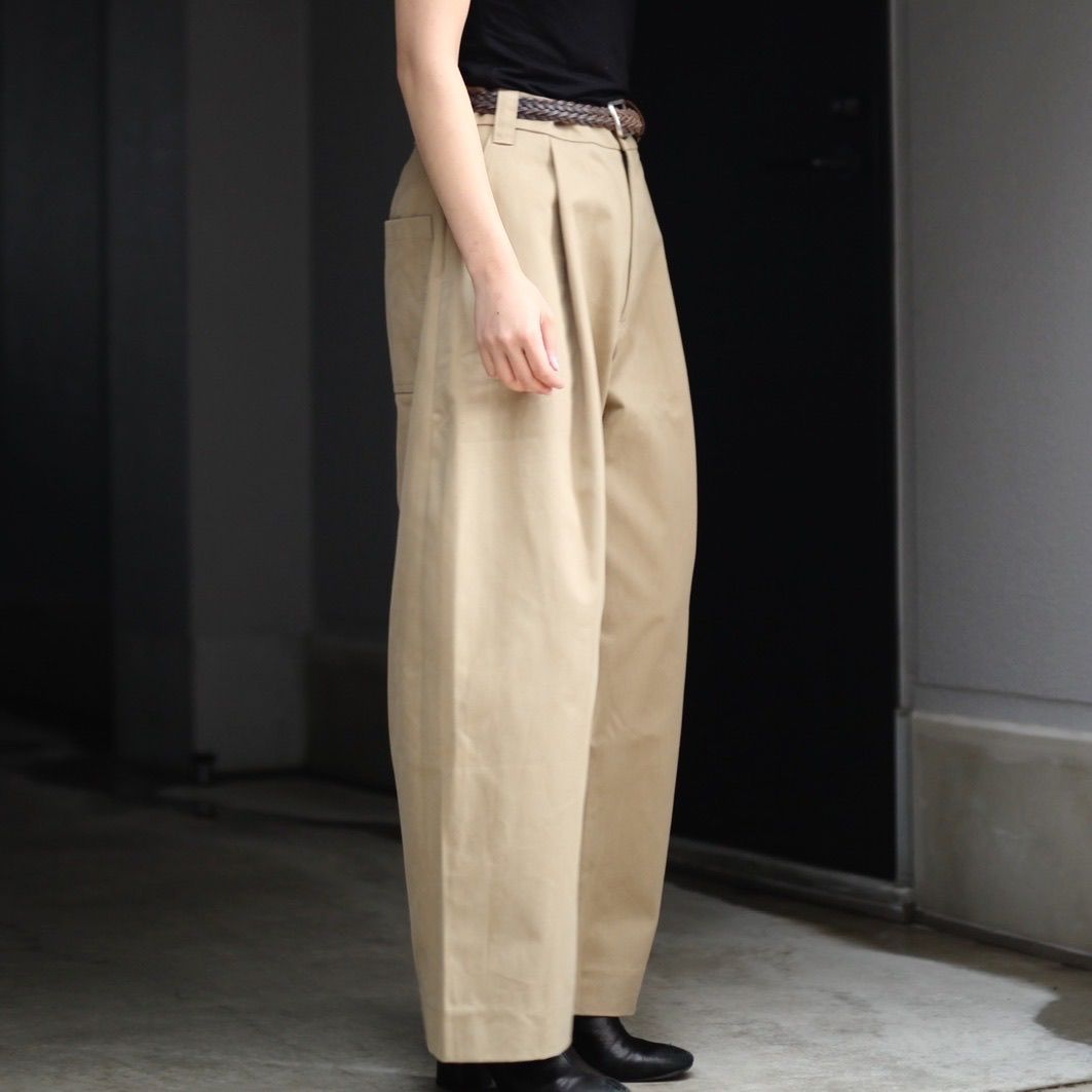 極美品スタジオニコルソンDeep Pleat Volume Pant SORTE-