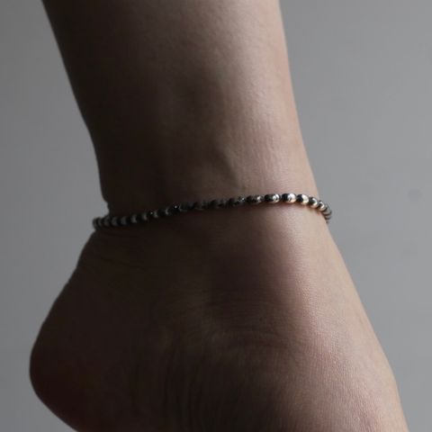 【お取り寄せ注文可能】Narrow Oval Bowl Chain Anklet