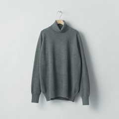 【残りわずか】Extra Fine Wool Knit Turtle Neck LS