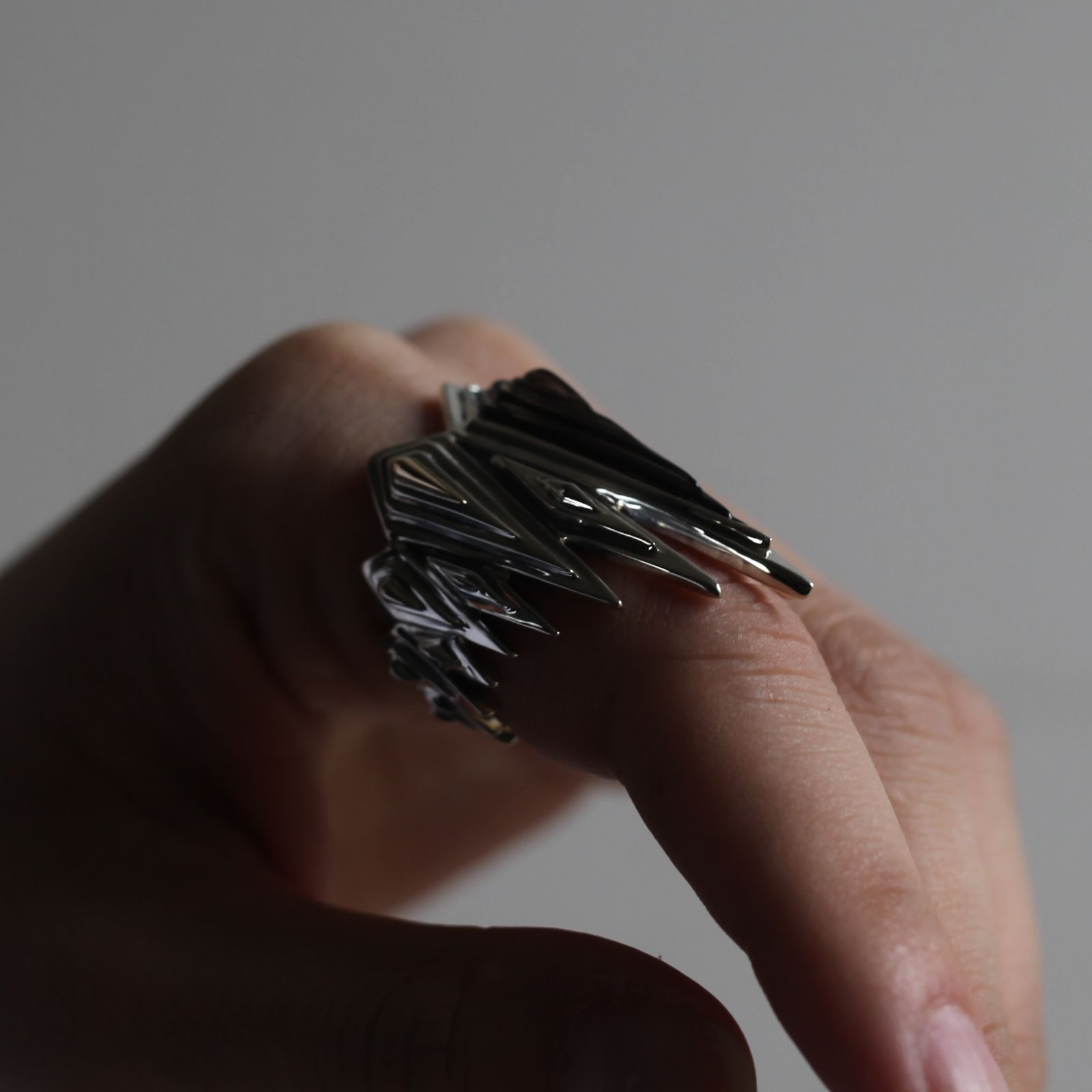 【お取り寄せ注文可能】Ice Blaze Smoky Ring(SILVER×GOLD)