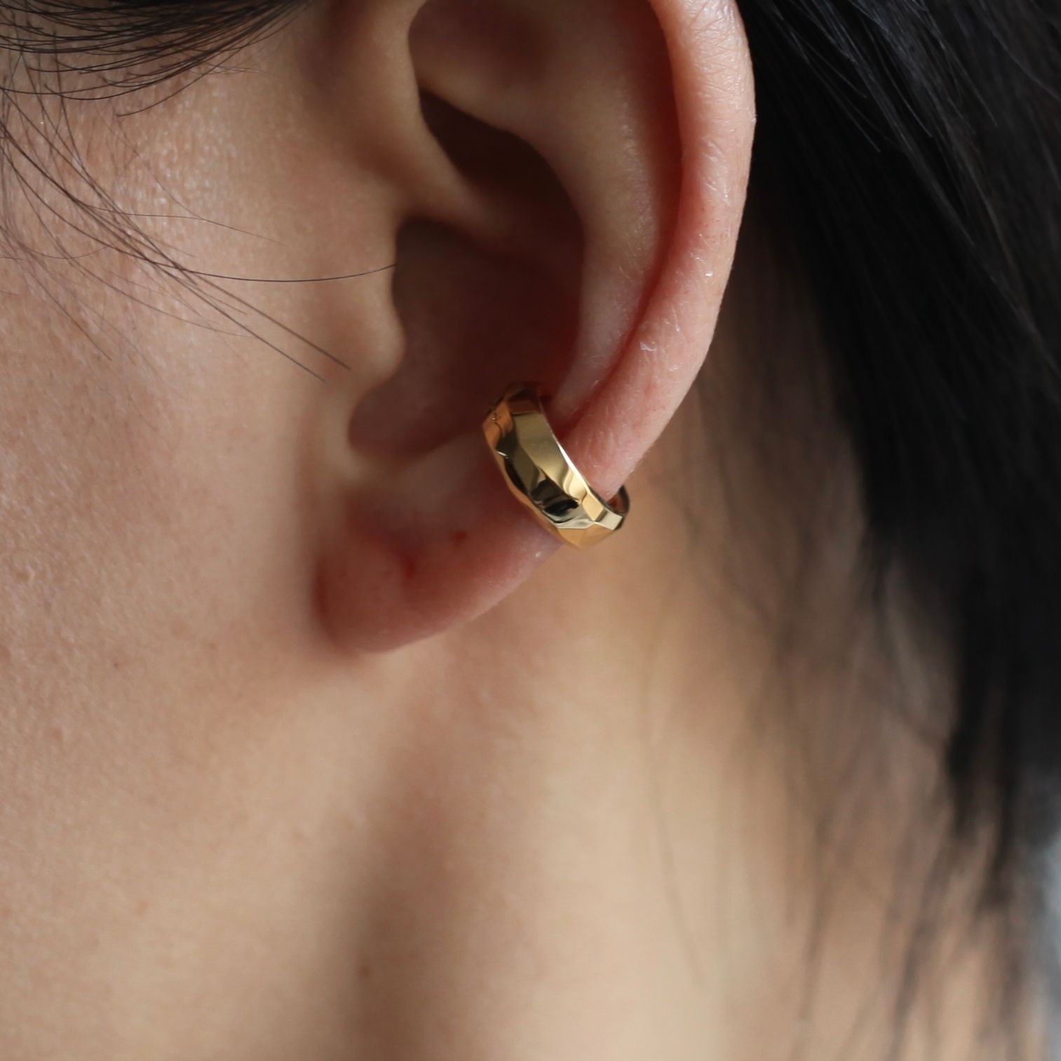 GARNI - 【残り一点】Crockery Ring Ear Cuff(GOLD) | ACRMTSM ONLINE STORE