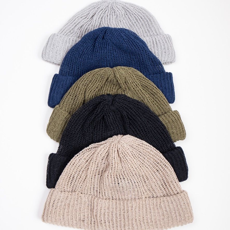 【残り一点】Sheer Mesh Short Knit Cap