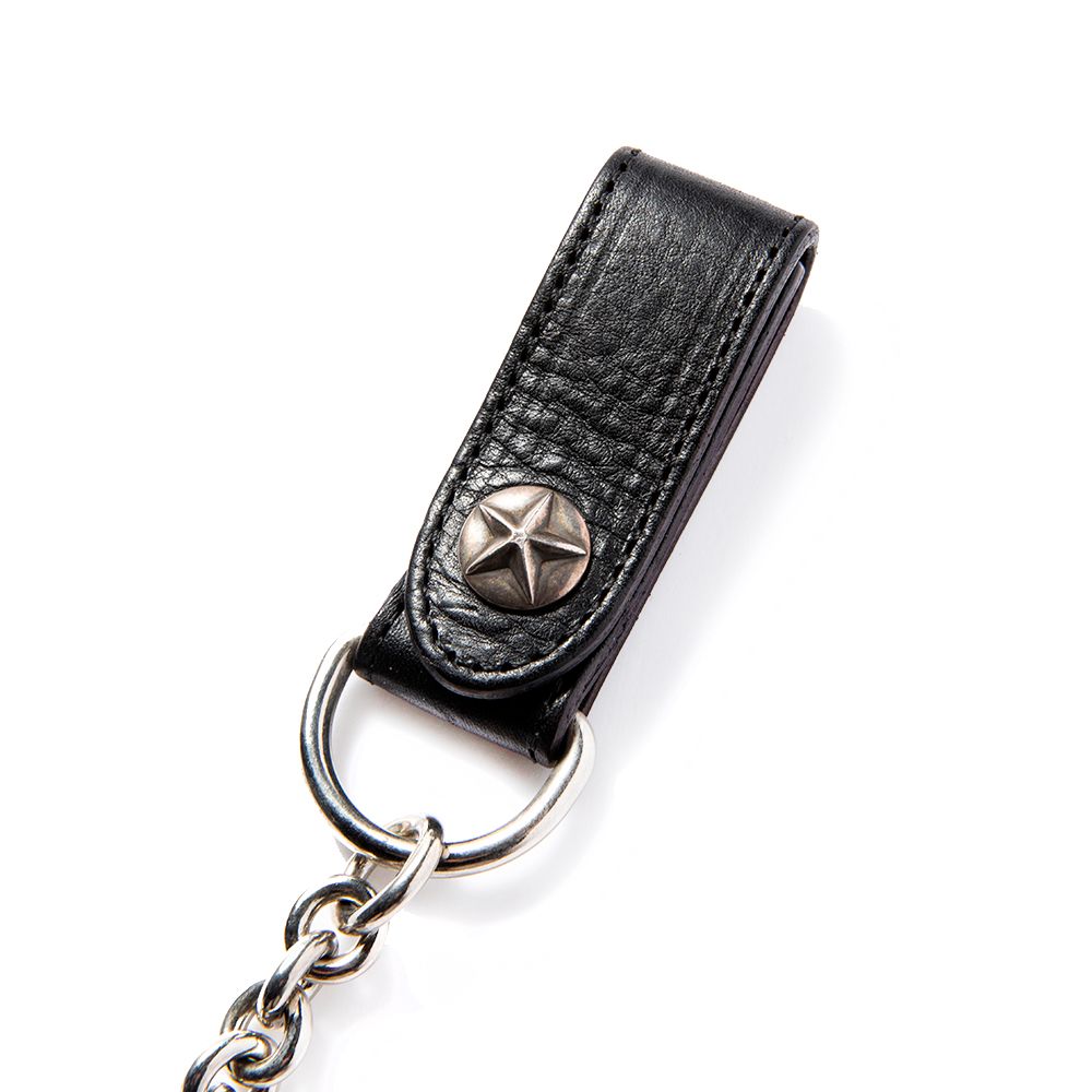 【残り一点】Silver Star Concho Leather Wallet Chain
