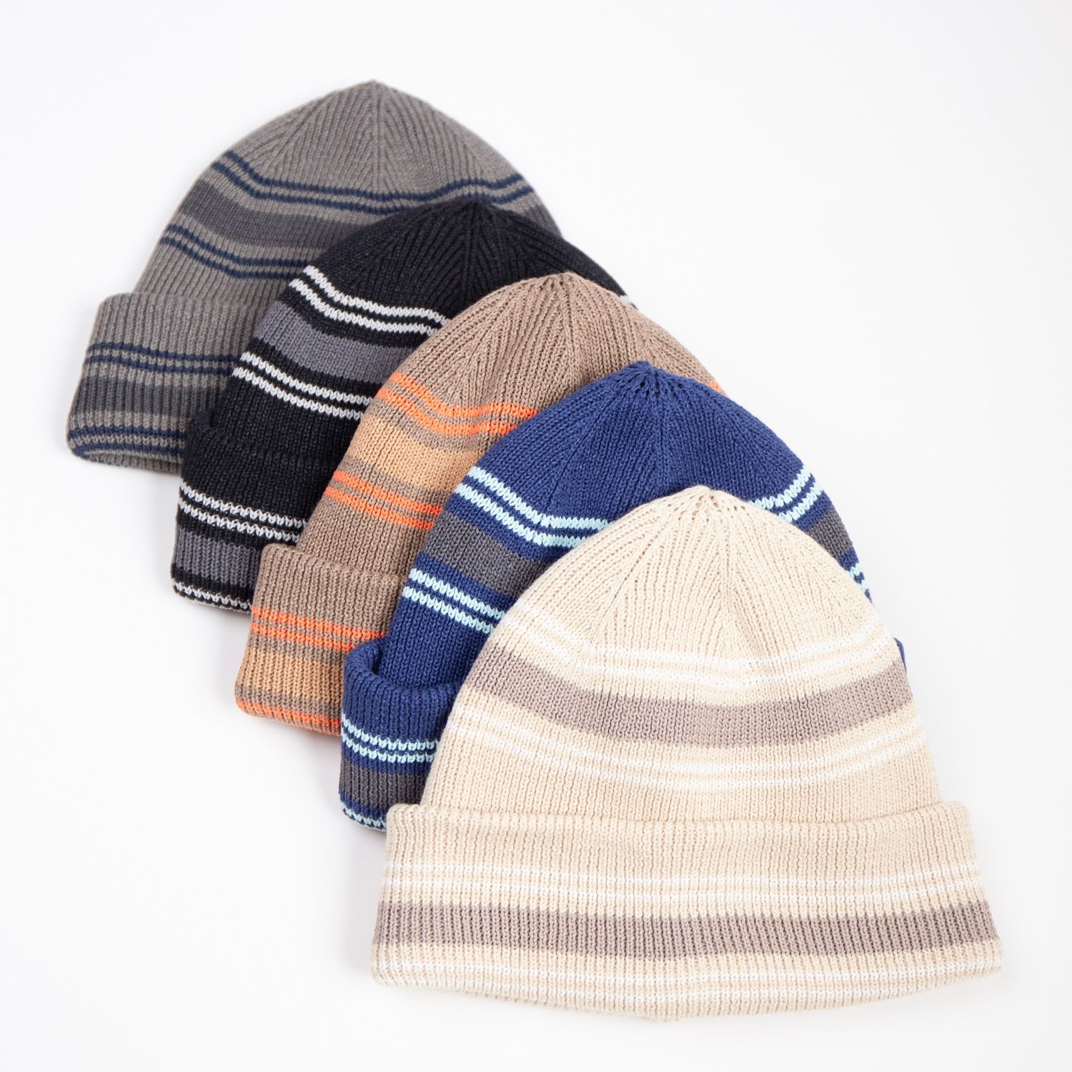 【残り一点】RV Border Short Beanie