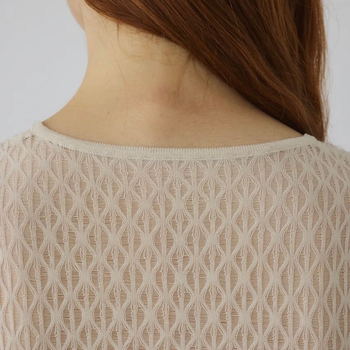 【再販売通知受付可能】Lace Knitting Tops
