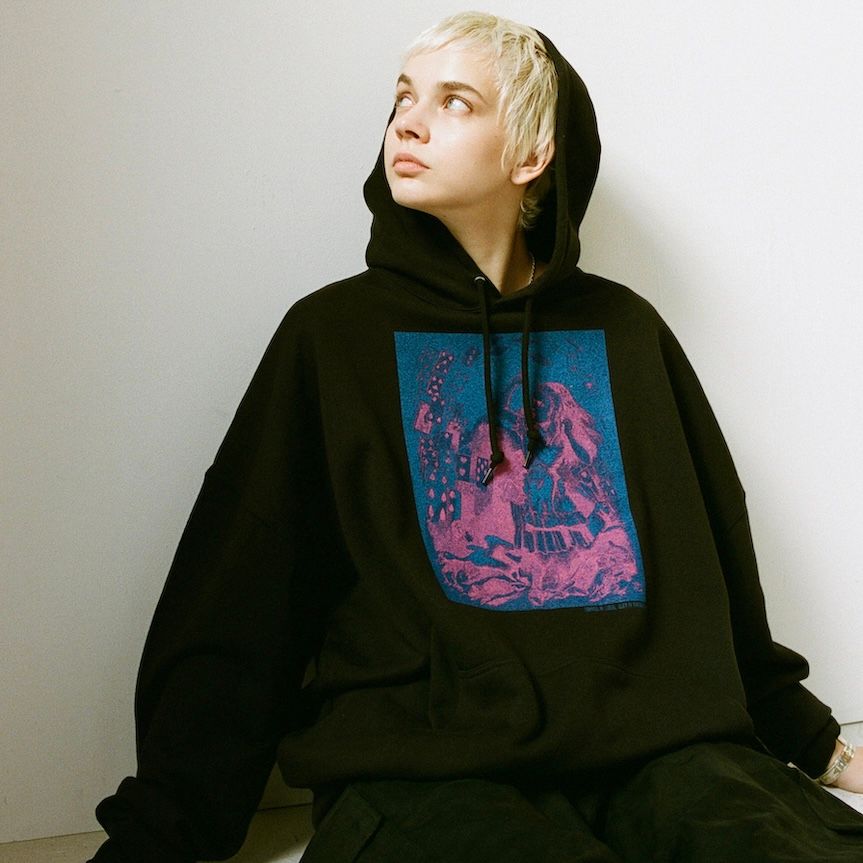 【残り一点】Oversized Print Hoodie