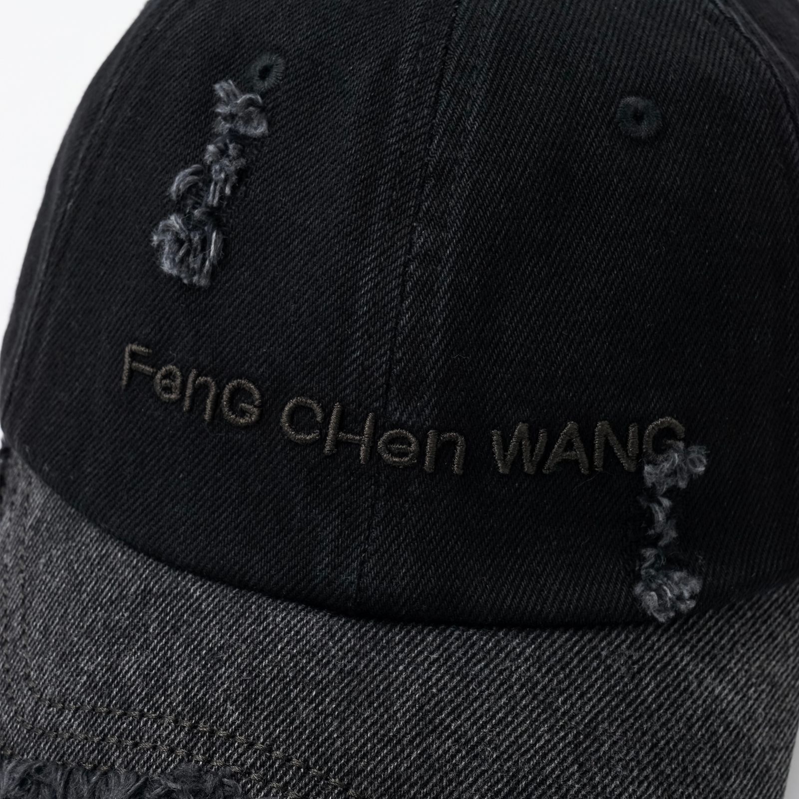 【残り一点】Washed Denim Cap with Embroidery