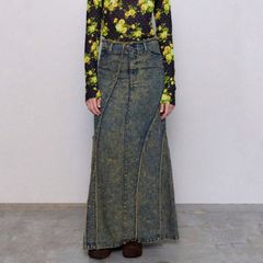 【残り一点】Cellulose Denim Maxi Skirt