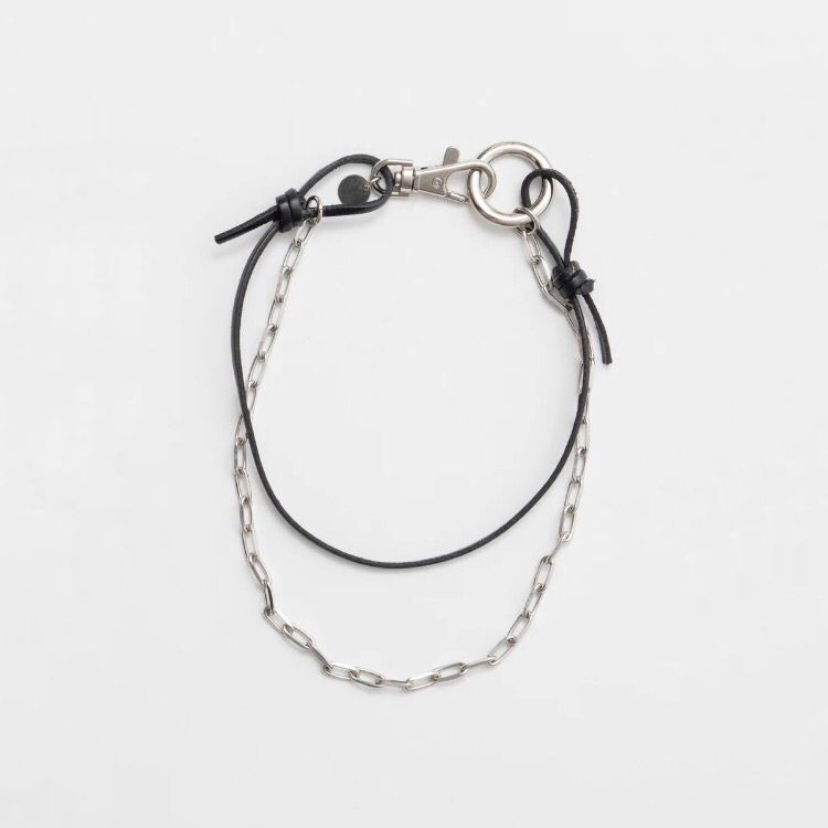 【残り一点】Leather Chain 2Way Choker