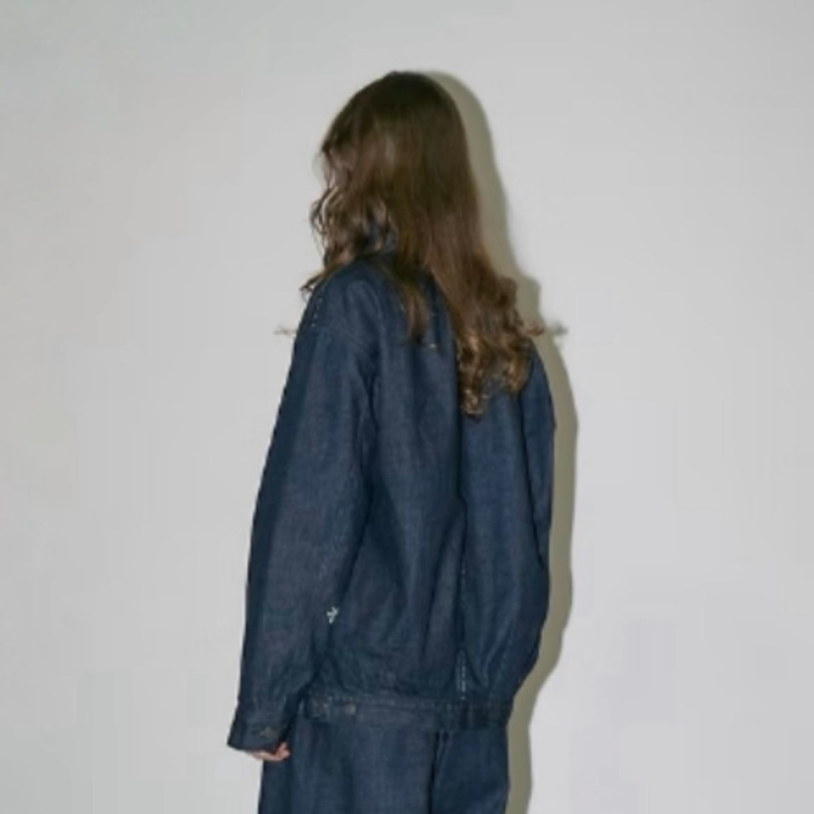 【残り一点】12.5OZデニムブルゾン(ONE WASH)