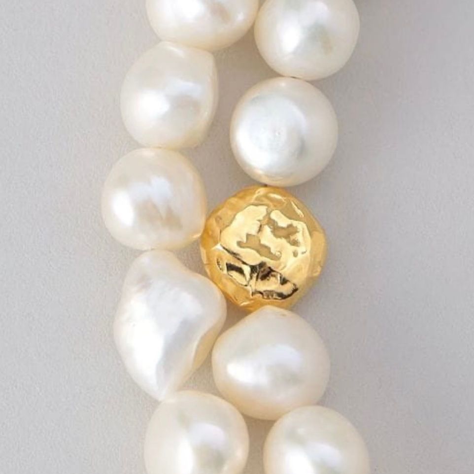 【お取り寄せ注文可能】Baroque Pearl Double Necklace