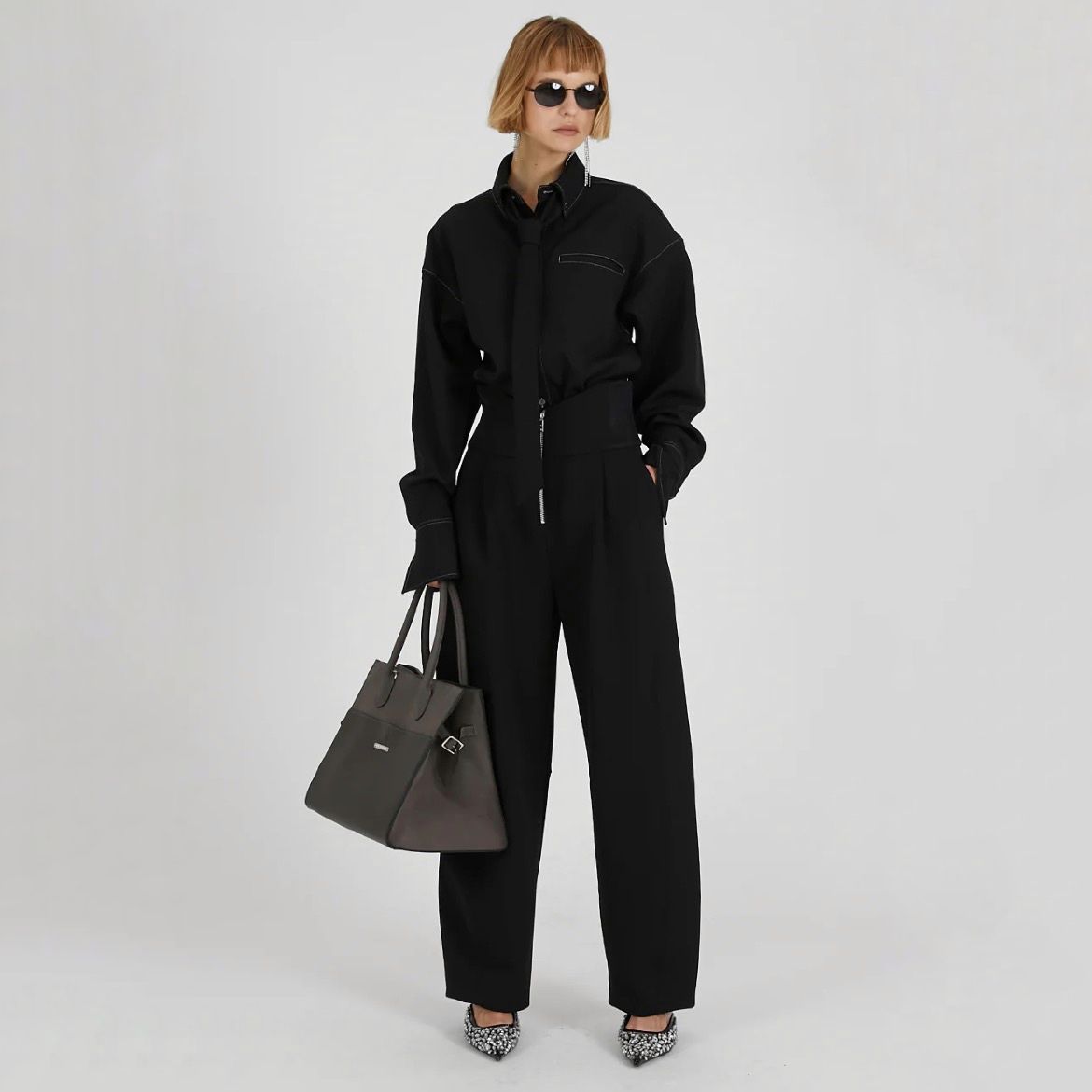 【残り一点】High-Waisted Pants
