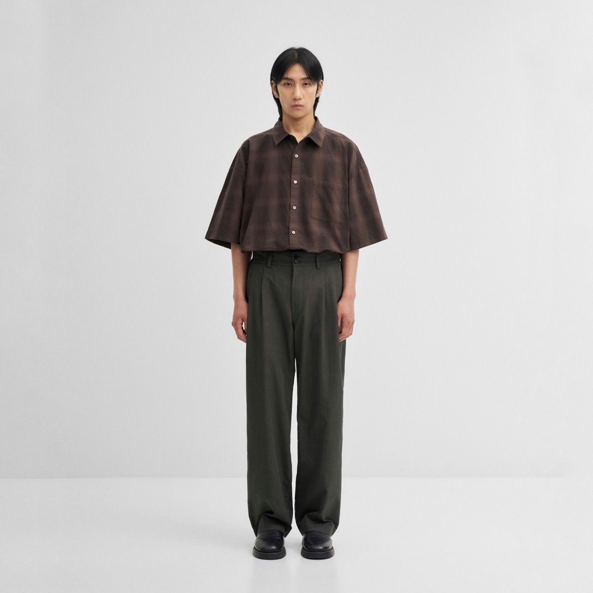 パンツ ANOTHER OFFICE Santiago Garment Pants ANOTHER OFFICE - 【残り一点】Santiago Garment Pants
