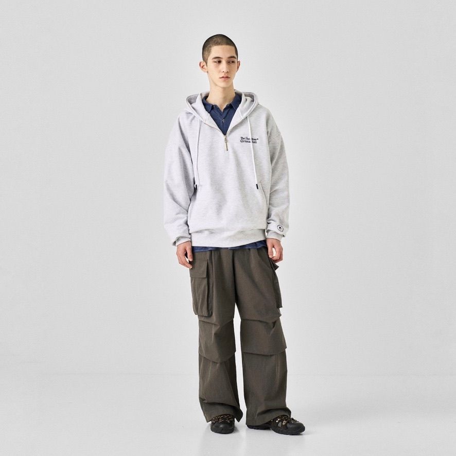 【残り一点】Gymnasium Half Zip Up Hoodie