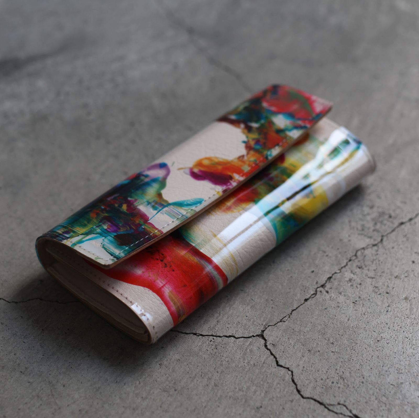 【残り一点】Paint Wallet(LONG)