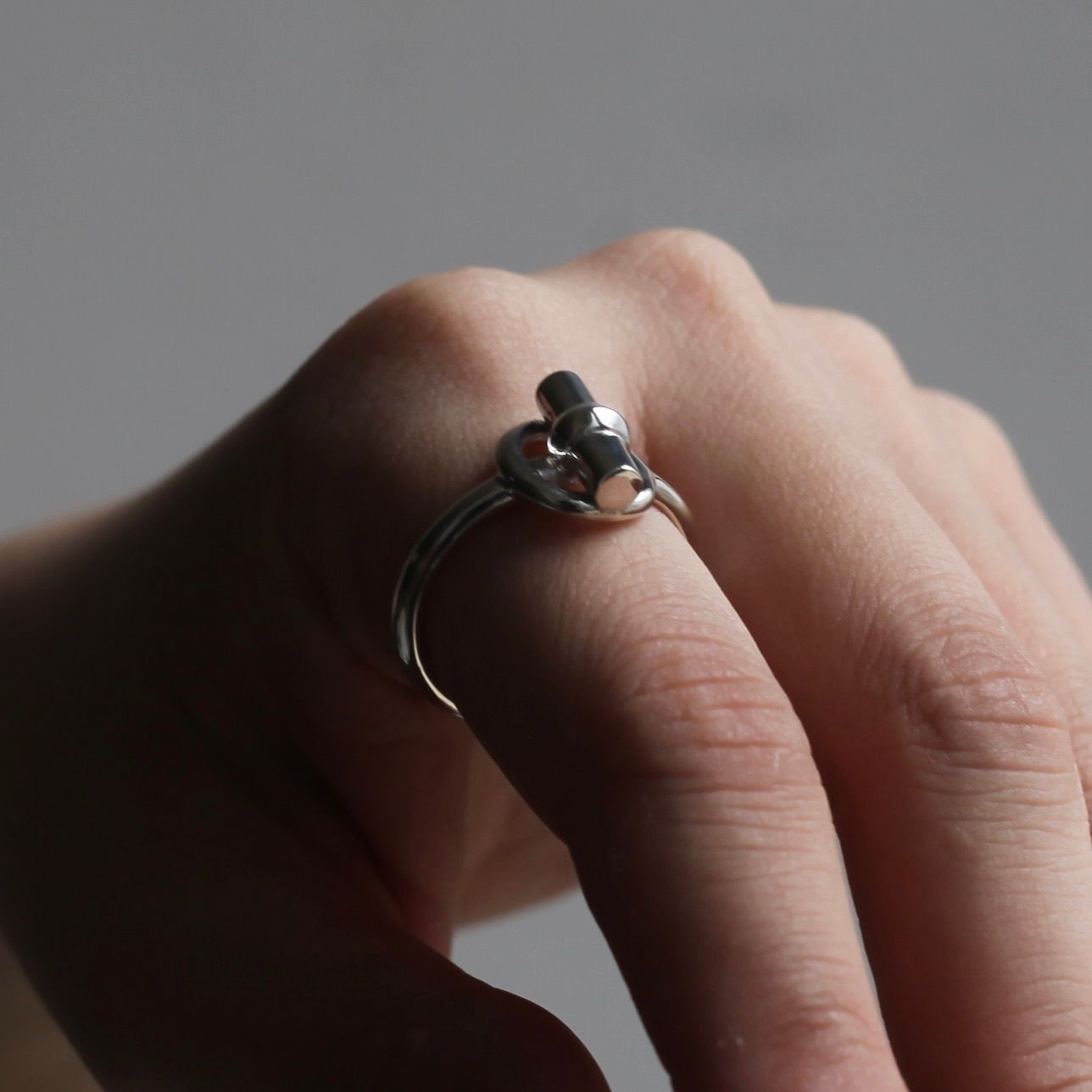 【残り一点】Circle T Ring(WHITE)